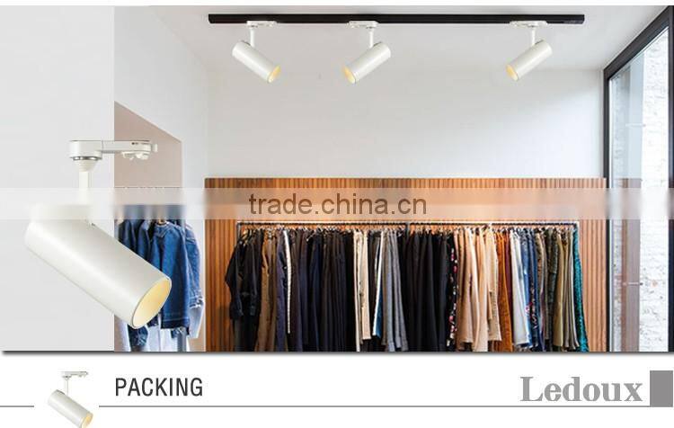 SAA dimmable led track light gold white and balck inner ring optional