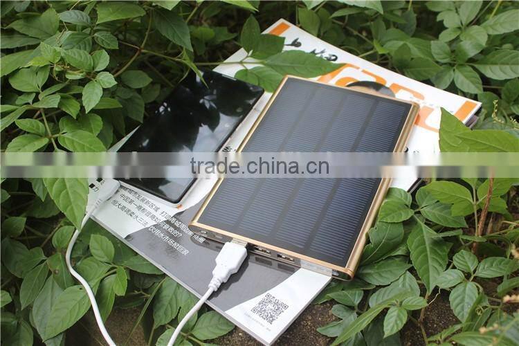 waterproof solar power bank portable backup power bank 20000mah