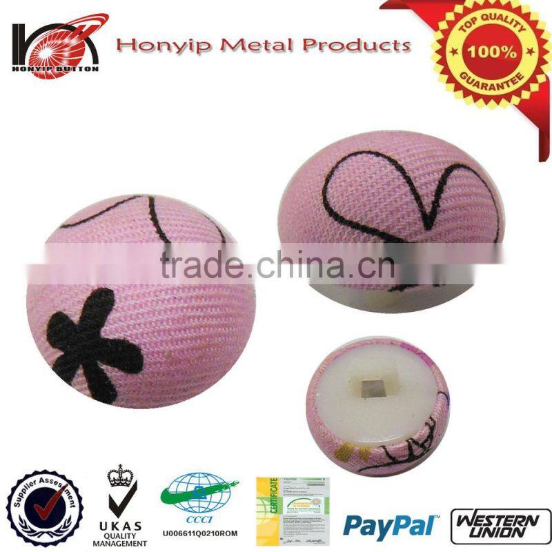 unique design round fabric button, fabric toggle buttons for garment
