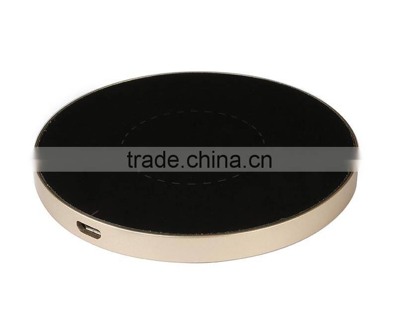 Micro USB qi wireless charger Metal Charger For Iphone Charger Portable Wireless charger