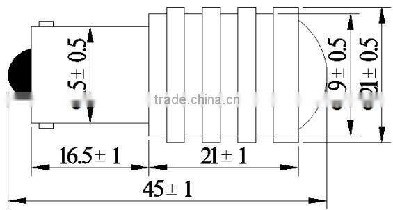 1156 high quality CREE LED auto bulb 13.5V1.6W BA15S