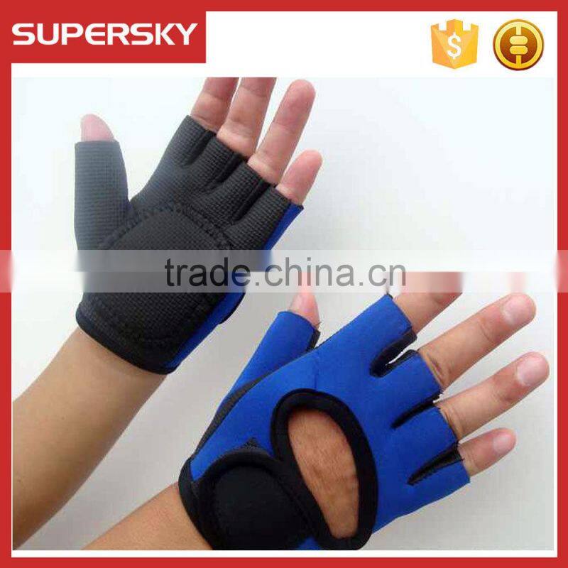 A-313 Cycling Fingerless Sport Gloves Compression Sports Gloves Half Finger Fitness Gym Gloves