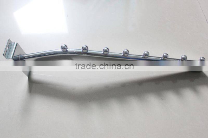 Retail price Hot Saling Chrome Metal display metal hook for clothes Hanger