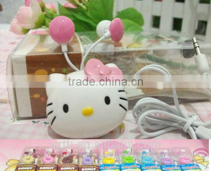 hot selling high quality cartoon earphones from China