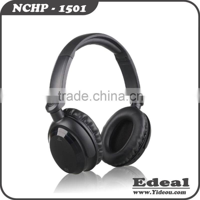 wired style without mic active noise cancelling headphones