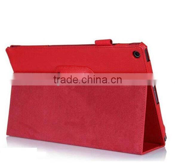 Folio Magnetic Flip Stand Leather Case For Sony Xperia Tablet Z 10.1"