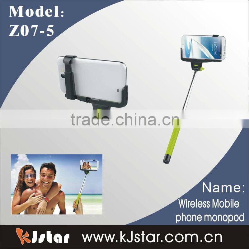 KJstar selfie stick wireless monopod Z07-5 with factory price