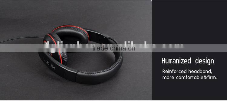 Headset factory over ear wired 3.5mm connectors stereo mp3 headphone