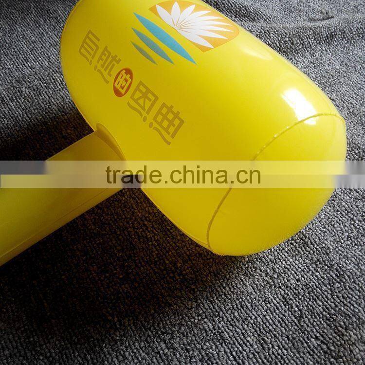 full print toy hammer inflatable wood mallet toy