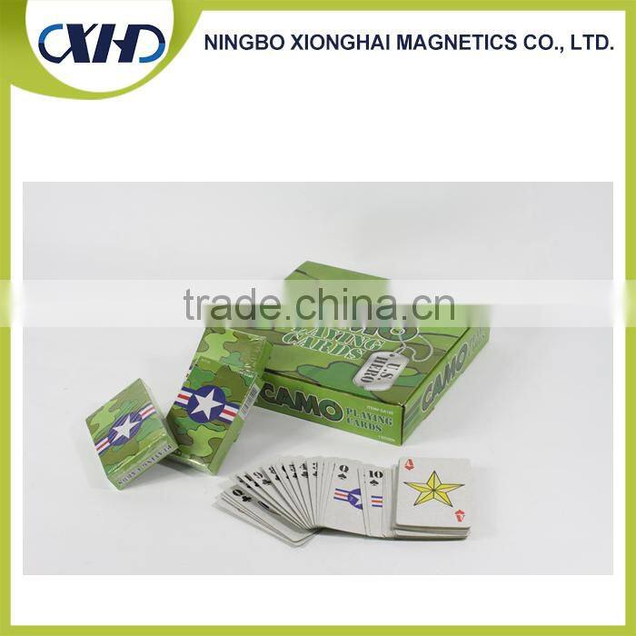Full color printing advertising poker customized paper playing card
