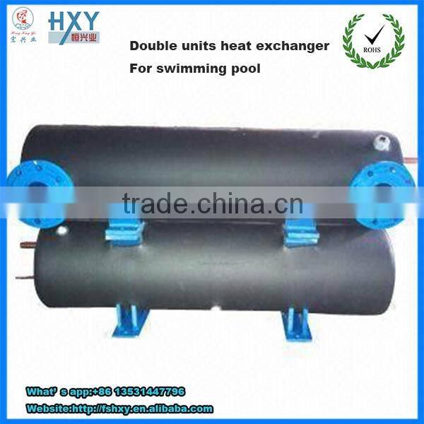 Titanium plain tube evaporator for sea water