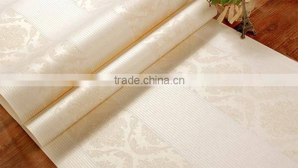 European simple wallpaper vertical stripes non-woven wallpaper home designs