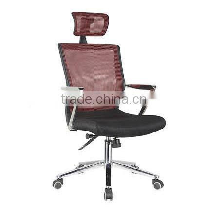 Good Quality Red Mesh Fabric Ergonomic Office Chair For Sales