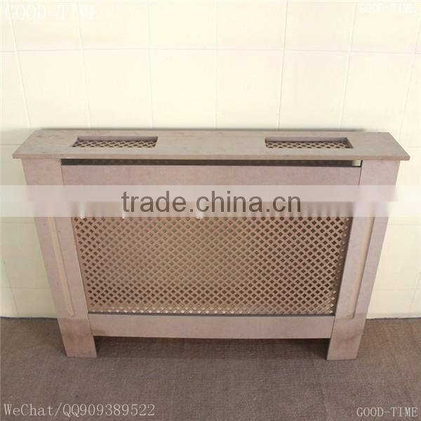 cheap Raw MDF large tall home wall radiator cover for UK