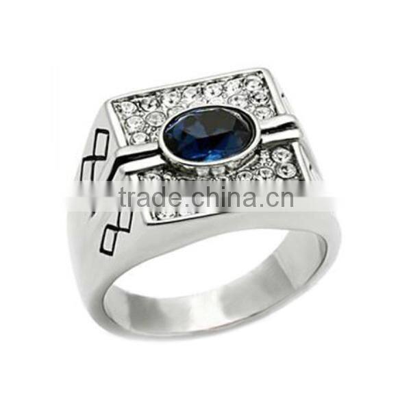 Dongguan jewelry Casting cz stainless steel rings China factory direct wholesale jewelry stainless steel cz ring