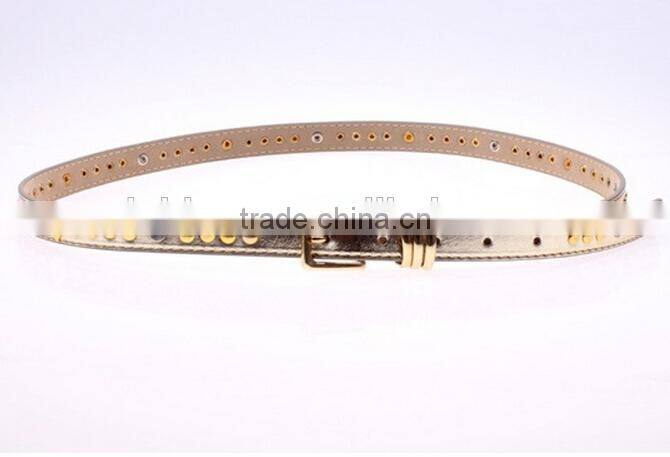 fashion lexus ladies nad women golden viret diamante needle buckle slim waist beltf or casual garment