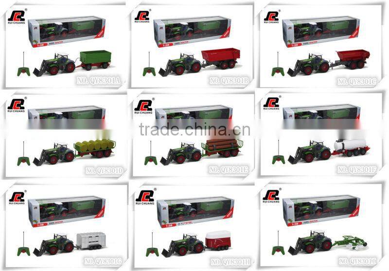 Kids favorate 1:28 6 Channel rc tractor trailer trucks for sale