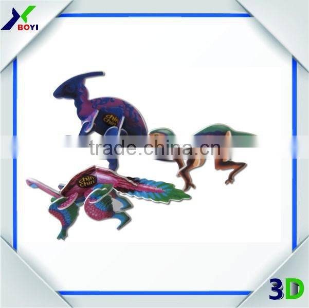2017 3D PP Puzzle Games for Kids as Promotional Gifts/DIY 3D puzzle toy