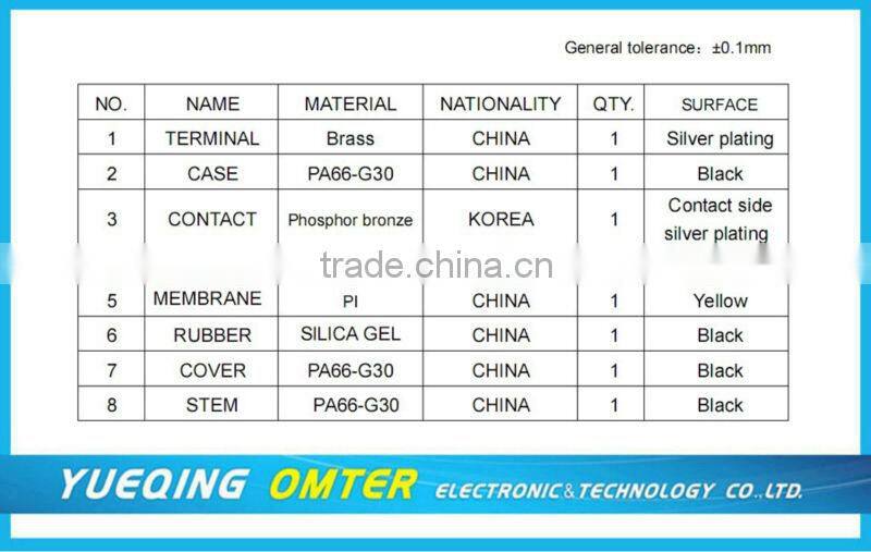 TS0881-0601c tact switch suppliers