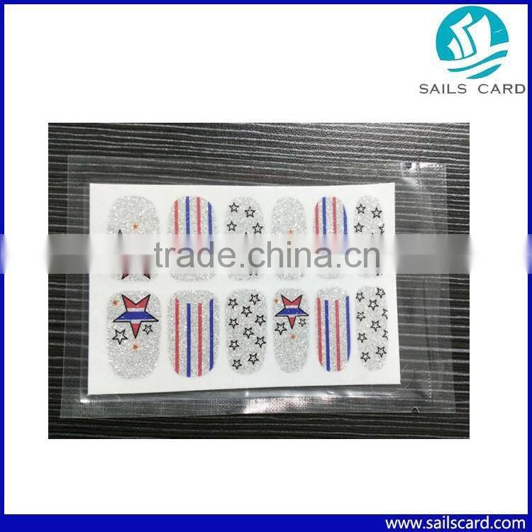 Free Sample Nail sticker Custom 3D nail sticker