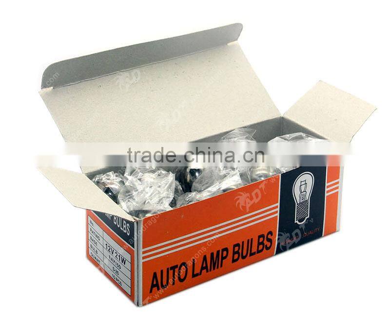 2016 Hot selling T20 white, green, blue, red, amber, yellow 7443 chrome t20 bulbs