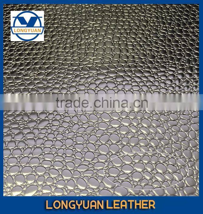Leather Foil Metallic Leather Mirror Fabric