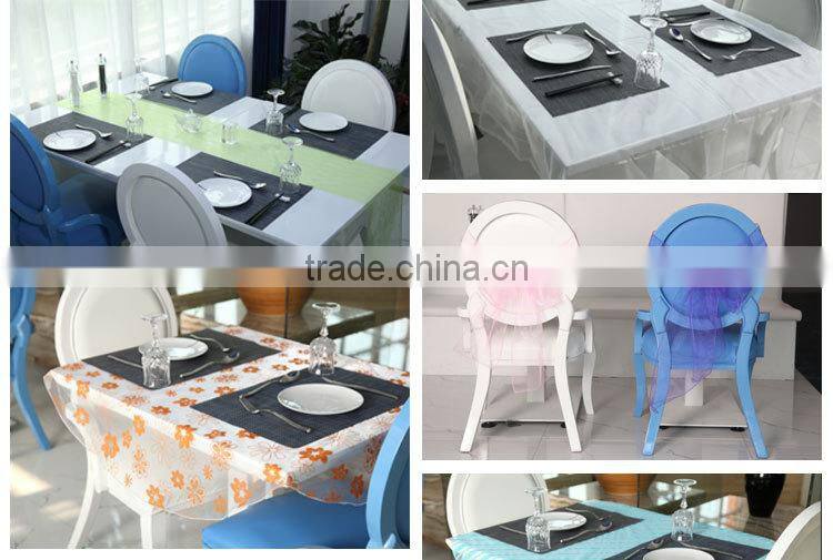 Gourmet Resturant Hotel Beautiful Hot Sale Table Runner Mesh Fabric
