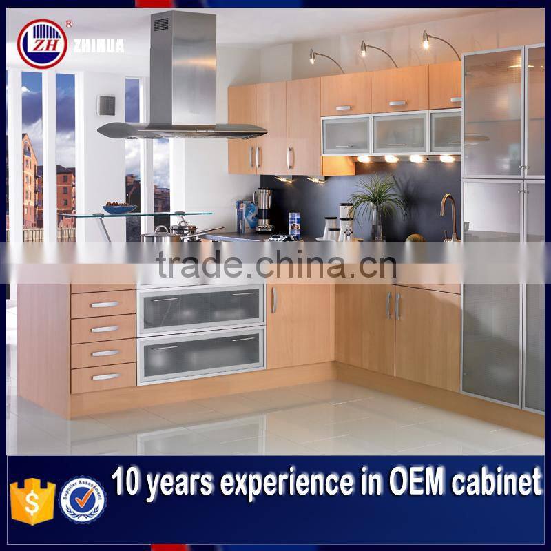 Guangzhou Zhihua wood veneer luxury kitchen cabinets