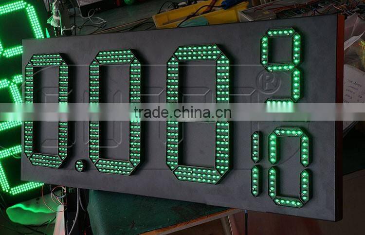 USA LED CASH GAS PRICE SIGN / CREDIT gas station led price digital sign /7 segment led gas station sign
