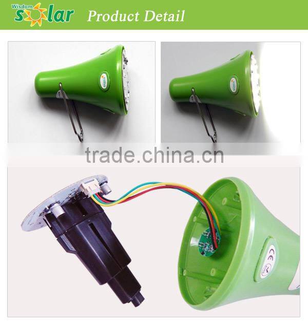 Portable reading lampe solaire vision protection with 3 bulbs