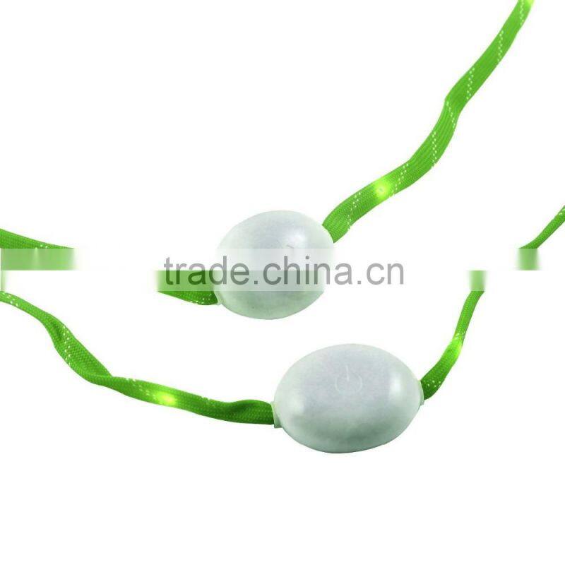 for shoe sole flashing Nylon light led shoelace