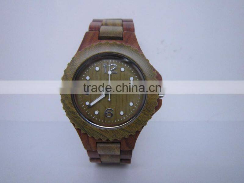 Mixed color Bewell Wristwatch Wooden Water Resistant Wooden WristWatch Women Men Bewell Wristwatch Wooden