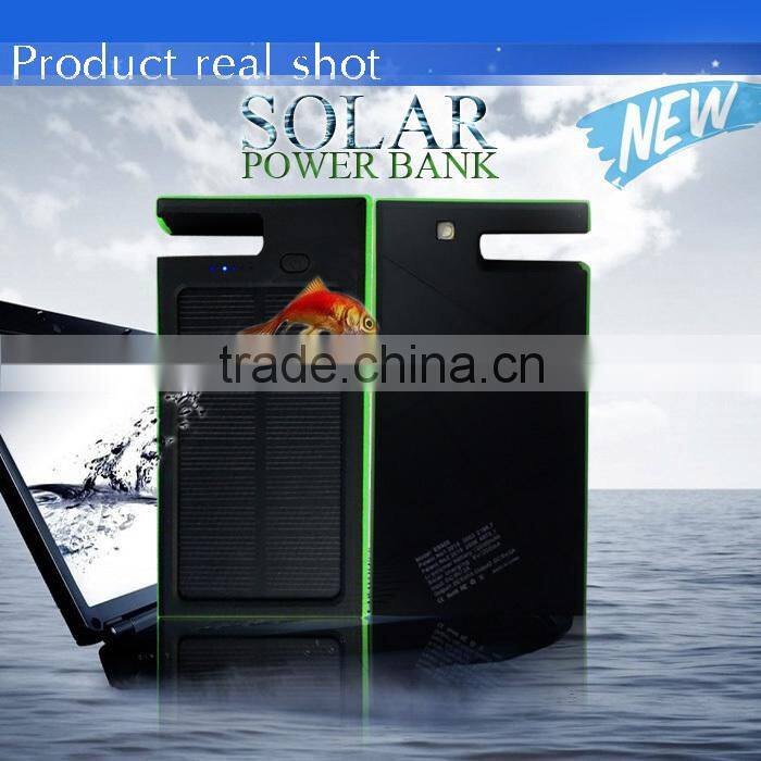 Power bank for tablet pc Fluorescence Fish Mouth flashlights external battery pack 5600mah universal usb charger