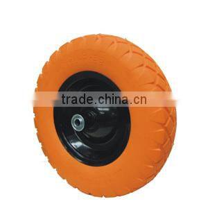 solid pu foam rubber wheel for wheelbarrow