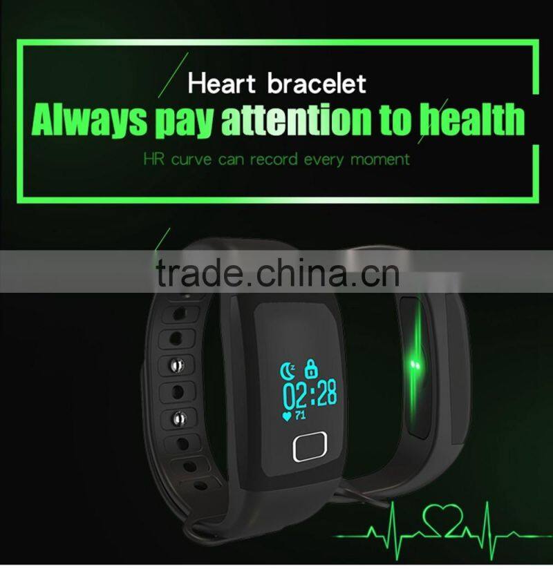 Waterproof band T1 Wireless Bluetooth 4.0 Smart Bracelet with touch screen