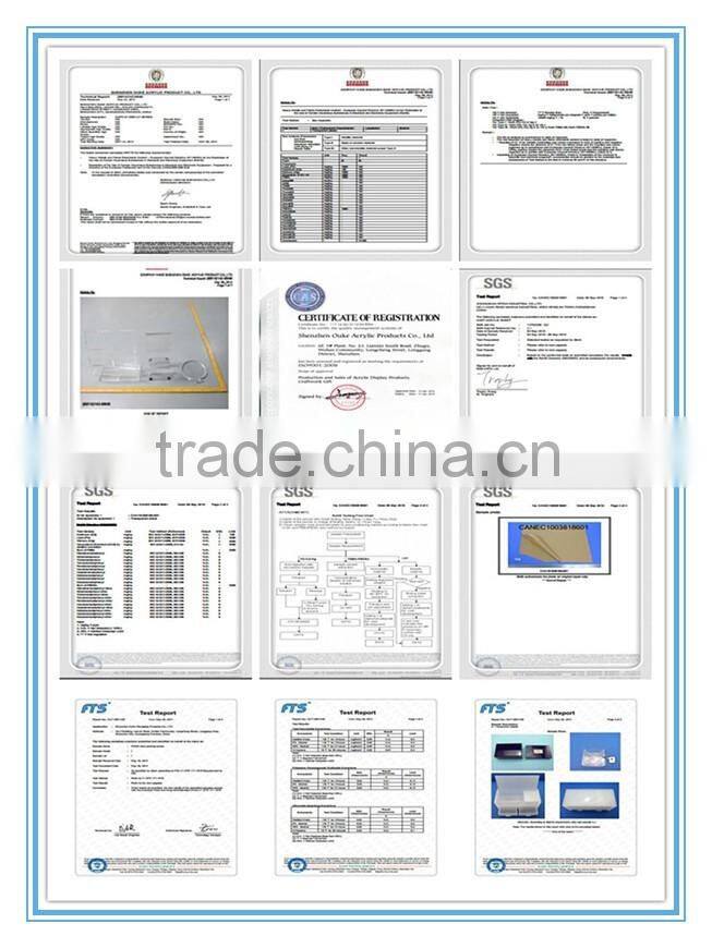 Factory direct price alibaba express customized acrylic display for cosmetic