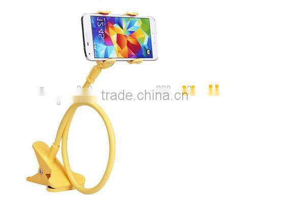 Mobile phone holder flexible phone holder phone clip cellphone holder with big clamp of 120mm