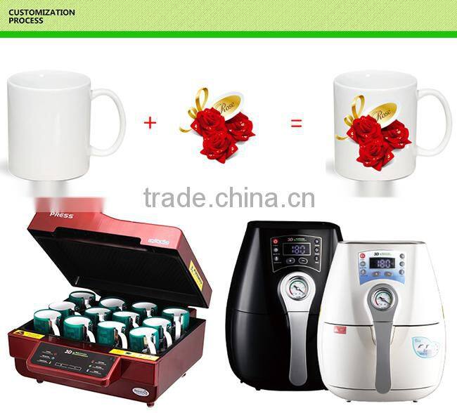 11oz White Coated Ceramic Sublimation Printing Mugs (SKB01A)