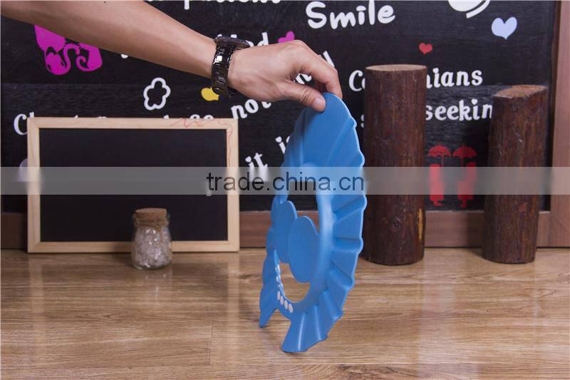 Wholesale Customized EVA Materail Baby Heat Shower Cap, Baby Shampoo Hat