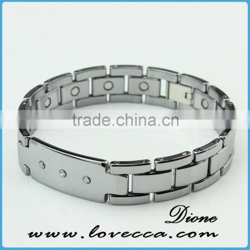 Fashion Bangle Type Tungsten Bracelet in Magnetic Jewelry Tungsten Bio Bracelet