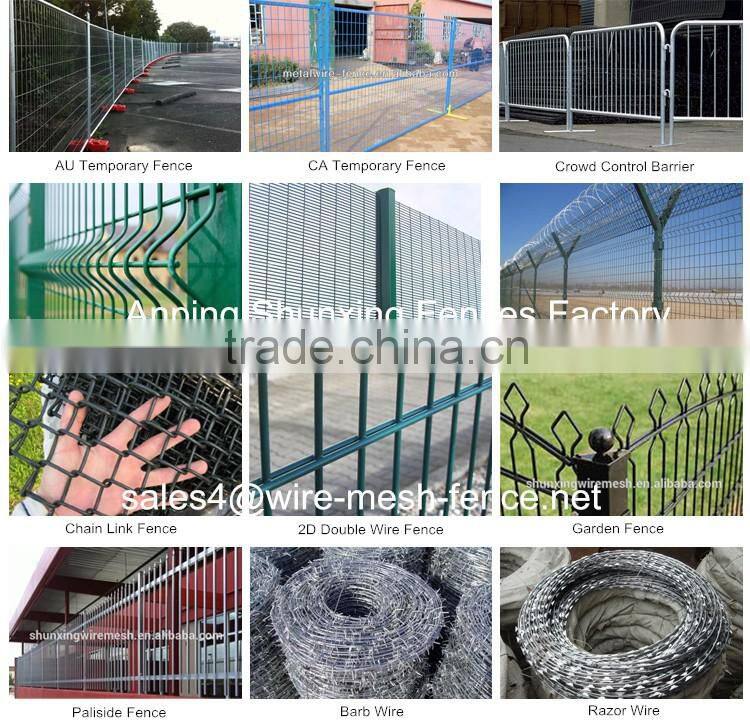 Galvanized Metal Crowd Control Barrier/ Steel Crowd Control Barrier