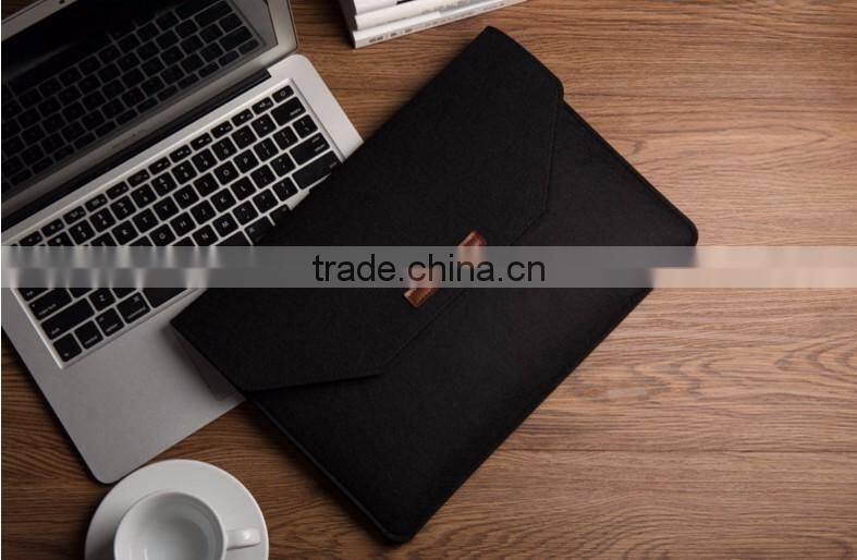 Custom Eco-friendly Felt Sleeve Carrying bag Ultrabook Laptop bag for Apple Macbook Pro