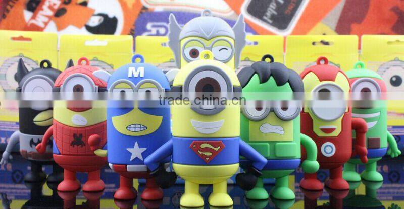 Creative lovely Cartoon Powerbank 4000mAh DC 5V 1A, for iphone, all mobile phone, mp3, mp4 etc
