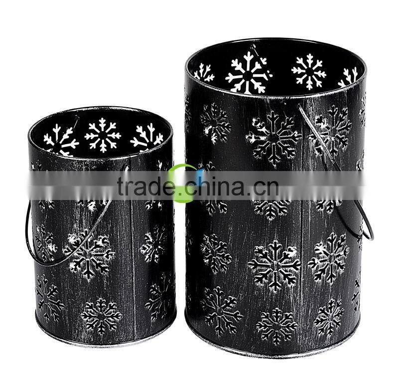 Galvanized metal decorative items types of buckets
