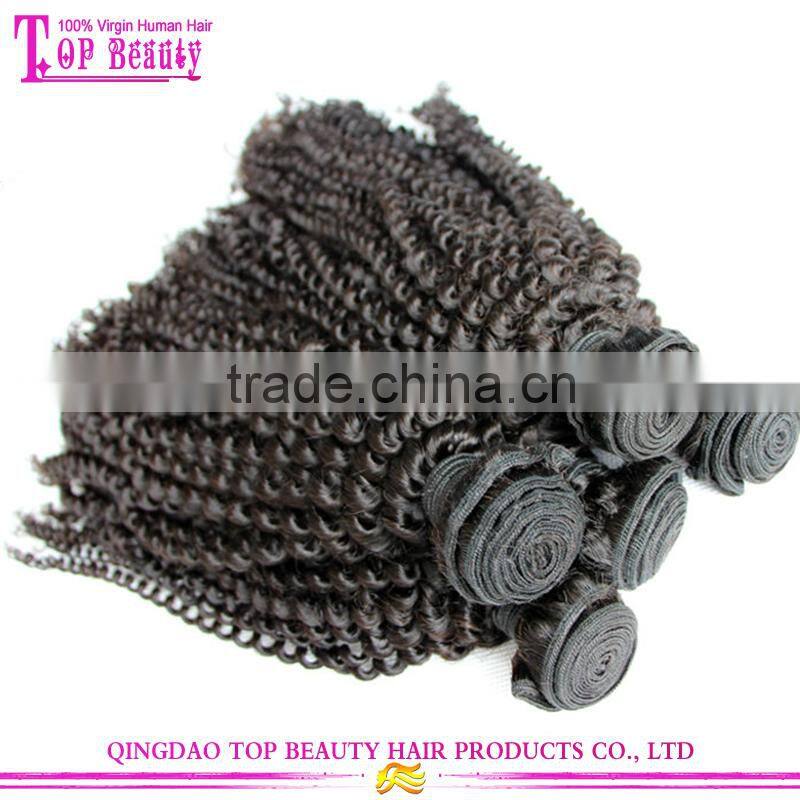 Factory high quality 4c afro kinky curly human hair weave wholesale price mongolian kinky curly hair