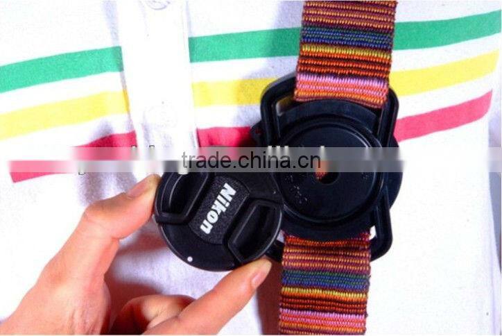 Universal custom camera lens buckle keeper anti-lost cap for 49mm 67mm 72mm 77mm