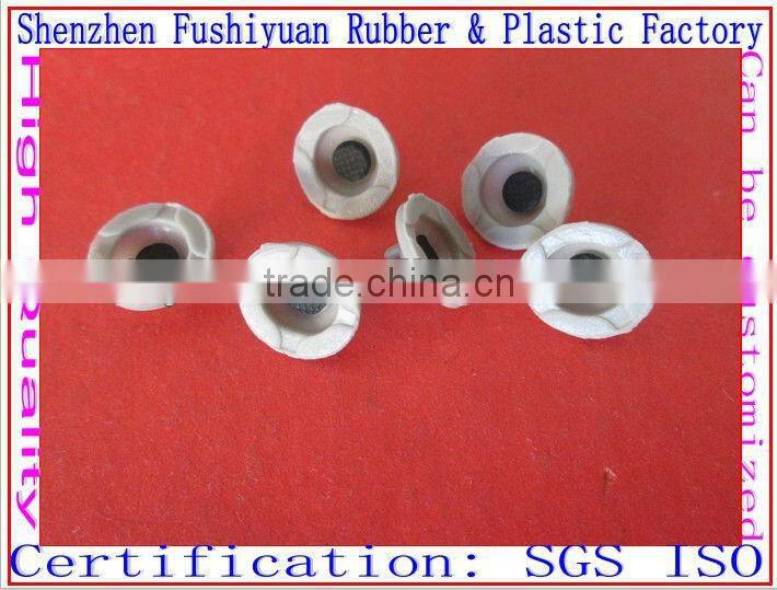 silicone button keypad with carbon ink/carbon pills keypad distance silicone tapered buttons