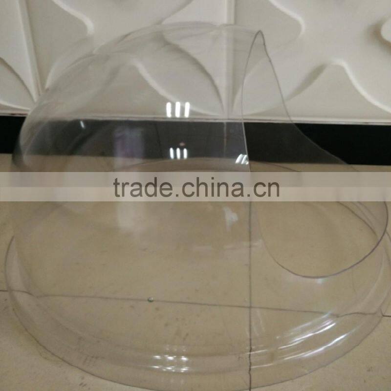 OEM Vacuum Forming PETG Plastic Dust Cover for Cotton Candy Machine