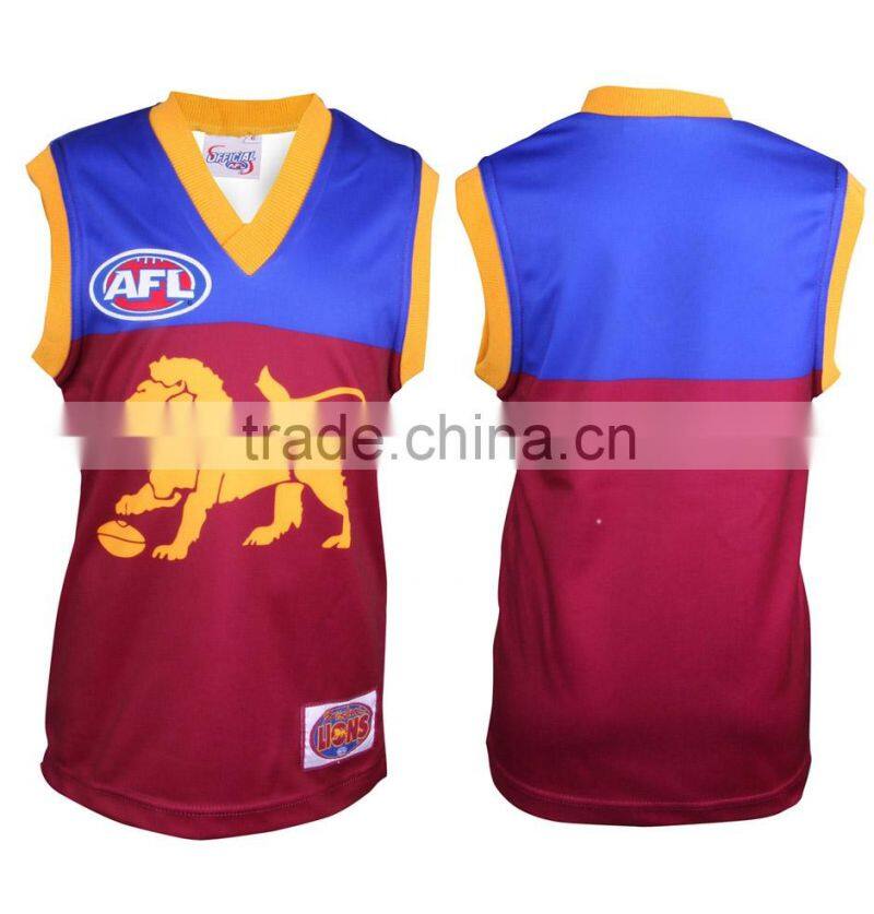 Long sleeved/short sleeved sublimation AFL Jumper