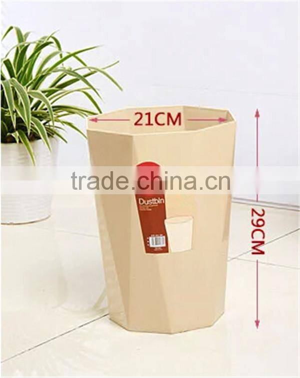 PP Trash Can Suzhou New way Eight Shape Plastic pp trash can